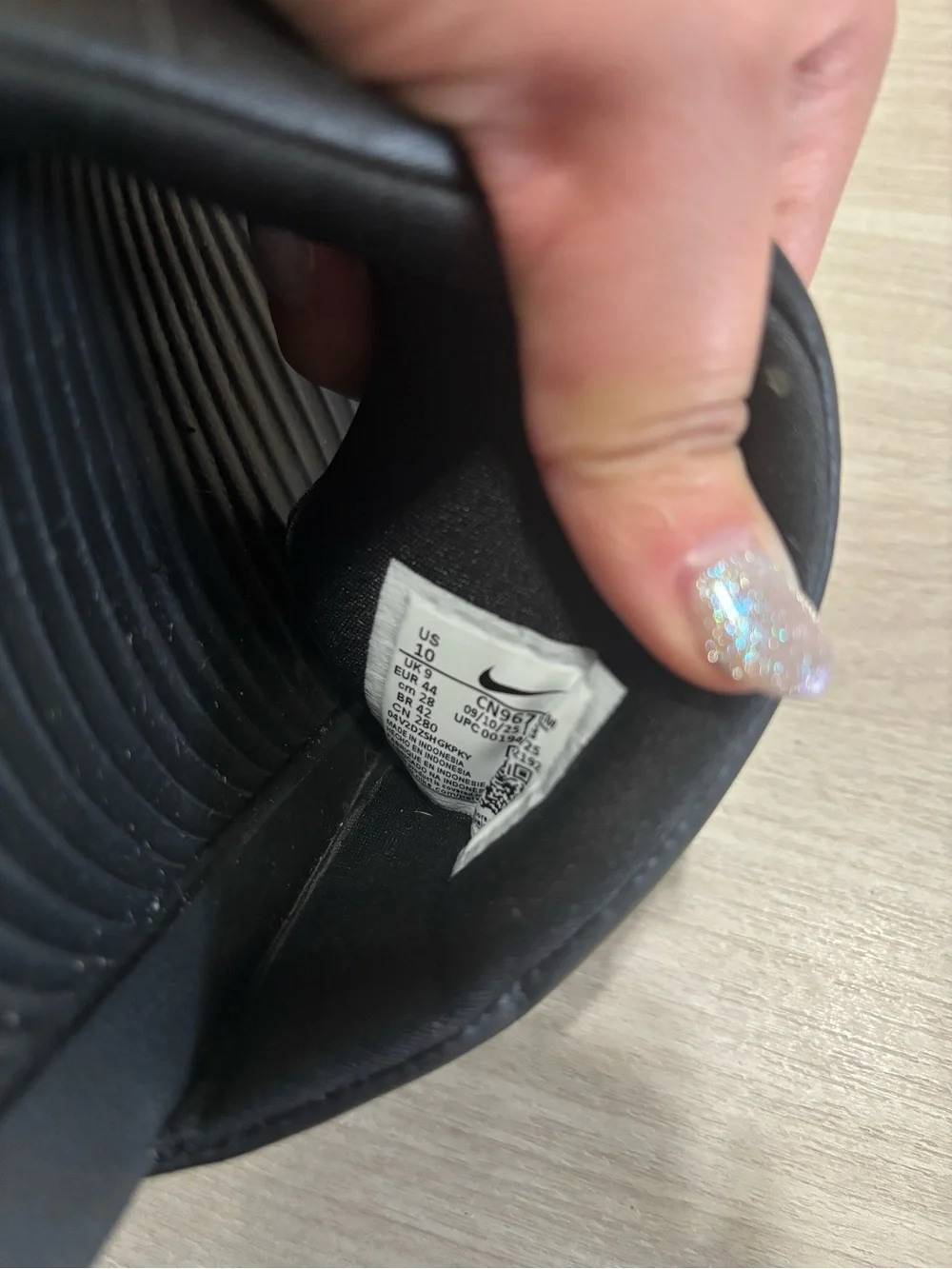 Nike Victori One Slides – Black – Women’s 10